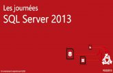 Les journées SQL Server 2013guss.pro/wp-content/uploads/2013/11/SSAS-Test-de...Base de données : • Audit et expertise ... Excel PowerPivot SharePoint Insights Power View Applications