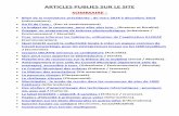 ARTICLES PUBLIES SUR LE SITE...• Arrivée de la fibre optique au central téléphonique de LRC en 2018, développement en cours de la fibre optique chez tous les administrés (Horizon
