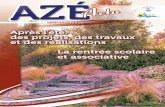 Après l’été, des projets, des travaux et des réalisations ...aze-53.fr/wp-content/uploads/2017/04/12091628_AZE... · Le projet de restructuration de la salle polyvalente des