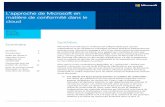 L'approche de Microsoft en matière de conformité dans le clouddownload.microsoft.com/download/5/B/F/5BFA7AAA-767... · Trustworthy Computing | L'approche de Microsoft en matière