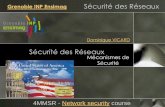 Sécurité des Réseaux - ENSIMAG · 2011-04-19 · Sécurité des Réseaux Mécanismes de Sécurité Sécurité des Réseaux 4MMSR - Network security course Grenoble INP Ensimag