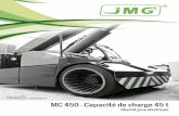 MC 450 - Capacité de charge 45 t - Max Urech AG€¦ · Conception et fabrication JMG, construction en caisson indéformable, en acier à haute résistance Realisée en tôle d’acier,