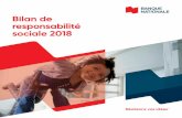 Bilan de responsabilité sociale 2018 - BNC · 2020-07-11 · À la Banque Nationale, notre engagement en matière de responsabilité sociale puise toute sa force dans l’humain.