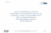 Les relations entre l’Union européenne et la Chine: une ... · expo@europarl.europa.eu Le présent document sera publié sur la base de données en ligne du Parlement européen
