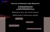 Ville d’Essey-lès-Nancy Commission Communale d’Accessibilité · C . Bilan des actions au niveau du Grand Nancy en 2016 3 . Transports en commun 4 . Emploi et handicap 5 . Logement