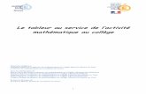 Le tableur au service de l’activité · 3 Préliminaire Ce document retrace les travaux menés par un groupe d’enseignants de l’académie de Nantes au cours l’année scolaire