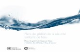 Plans de gestion de la sécurité sanitaire de l’eau€¦ · Manuel de gestion des risques par étapes à l’intention des distributeurs d’eau de boisson. Organisation mondiale