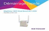 Guide de démarrage rapide du répéteur WiFi AC1200 Dual ... · 7 5. Branchez le répéteur à une prise électrique et patientez jusqu'à ce que le voyant Power (Alimentation) passe