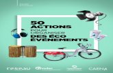 CINQUANTE ACTIONS - Caen la mer · 2020-06-29 · 12 UN SITE ÉCORESPONSABLE En prenant en compte ces principes, les impacts environnementaux peuvent être réduits en amont. •