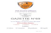 SECTIONS FFC DN1 + FEMININES + Loisirs GAZETTE N°69 · 2018-06-28 · Page 1 sur 22 Club Cycliste d’Etupes Le Doubs, Pays de Montbéliard SECTIONS FFC DN1 + FEMININES + Loisirs