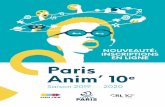 NOUVEAUTÉ: INSCRIPTIONS EN LIGNE Paris Anim’ 10 CRL10...Centres Paris Anim’ en lien souvent avec le quartier via les associations ou les conseils de quartier. Depuis 2015, nous