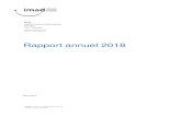 Rapport annuel 2018 - Imad · imad – institution genevoise de maintien à domicile page 4/43 Le message du Président et de la Directrice générale Répondre aux besoins du présent