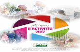 Rapport D’ACTIVITÉS 2017 - CoDES 84 · 4.1.1 Grossesse et prévention de l’obésité 4.1.2 Restaurer la confiance par les mets et les mots : formation et accompagnement des professionnels