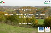 Comité de pilotage local Site Natura 2000 de la vallée et ...gers.n2000.fr/.../diaporama_copil_lauze_2015_03_26.pdf · Poursuite du programme d’interventions auprès des scolaires