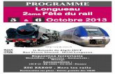 PROGRAMME - site officiel de la ville de Longueau · sont présentés au public à la Cité du Train de Mulhouse, le plus grand musée ferroviaire d'Europe sur 25 000 M2 d’exposition