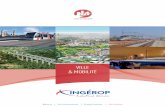 VILLE & MOBILITÉ - INGÉROP · Hydraulique fluviale Eaux & infrastructures Eaux urbaines Port & littoral Aménagements hydrauliques Ouvrages fluviaux Environnement Ecologie et biodiversité