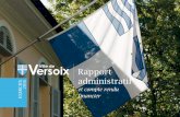 Rapport 2016 administratif - Ville de Versoix€¦ · à un projet de rénovation et de transformation de l’Ancienne-Préfecture et de l’école de Bon-Séjour. Autre bâtisse