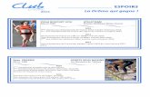 2015 La Drôme qui gagne - FranceOlympique.com...2015 Jean CRASSIN SPORTS SOUS MARINS Né en 1996 Les Marsouins de Valence 2014 2ème championnat européen avec le relais 4X50m 4ème