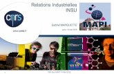 Relations Industrielles INSU - Sciencesconf.org · 2018-05-16 · Relations Industrielles INSU Gabriel MARQUETTE Lyon, 14 mai 2018 1. DRI Insu MAPI 14 Mai 2018 Stratégie de partenariat