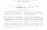 Leucémie lymphoïde chronique compliquée d’ascitedownloads.hindawi.com/journals/cjgh/2000/759693.pdf · L’ascite est une manifestation fréquemment observée dans les néoplasies