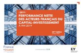 I 2019 I PERFORMANCE NETTE DES ACTEURS FRANÇAIS DU … · 2020-06-24 · capital-investissement est la référence sur le marché français depuis 1994. Elle est réalisée à partir