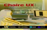Chaire UXchaire_ux.hec.ca/wp-content/uploads/2019/03/rapport... · 2019-03-12 · MOOC / UX 101 Introduction à l’expérience utilisateur 48 Devenir un pro de l’UX 50. Pierre-Majorique