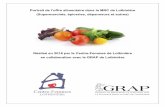 Portrait de l’offre alimentaire dans la MRC de Lotbinière · 2016-12-05 · la production, la distribution et la consommation des aliments reposent sur des valeurs sociales qui