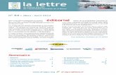 éditorial - Comité français de l'Association mondiale ...Lettre34-WEB.pdf · La lettre du Comité français de l’Association mondiale de la Route - n° 34 - Mars - Avril 2014