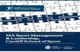 MA Sport Management & Leadership,...Welcome to this introduction to the MA in Sport Management and Leadership. It is an exciting, contemporary programme targeting professionals and
