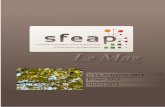 n°53, Automne 2013 - SFEAP...protéomique en favorisant leur fédération au sein de sociétés régionales (en Asie, en Europe, en Amérique). En 2012 a été mis en place une présentation