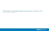 Dell EMC OpenManage Enterprise version 3 ... Vous pouvez acheter la licence OpenManage Enterprise