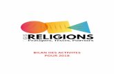 BILAN DES ACTIVITES POUR 2018 - gis-religions.frgis-religions.fr/attachments/article/87/GIS-RELIGIONS-BILAN2018.pdf · 1. Fabrique des traditions sous la direction de Christophe Batsch