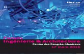 Forum Ingénierie & Architecture · Engineering (MSE) - Technologies de l’information et de la communication (TIC) - Ingénierie logicielle - Systèmes embarqués et mobiles - Système