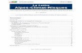 La Lettre Alpes Climat Risques - mementodumaire.net€¦ · Avec le soutien de. La Lettre Alpes-Climat-Risques N°1 – Août 2012 . 2. I. n. t. r. o. d. u. c. t. i. o. n. Cette lettre