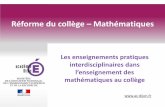 Réforme du collège Mathématiquesmathematiques.ac-dijon.fr/IMG/pdf/journee_2_pm_v4.pdf · Réforme du collège ... quelles connaissances, quels savoir-faire, quelles ressources,