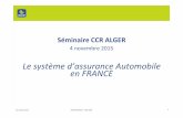 Le système d’assurance Automobile en FRANCE · Le véhicule de plus en plus connecté Un cadre règlementaire d’acquisition bouleversé : loi Hamon du 1er janvier 2015 L’émergence
