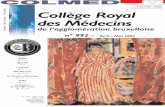 Bureau de dépôt - TOURNAI I Collège Royal des Médecinsusers.skynet.be/colmed/pdf/colmed992_0204.pdf · 4 Collège Royal des Médecins de l’agglomération bruxelloise AGENDA