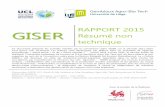 RAPPORT 2015 Résumé non technique · 2015-06-06 · Responsables du projet: Aurore Degré (ULg Gx ABT), Charles Bielders (UCL-ELI) Personnel du projet: Amélie Vilret, Nathalie