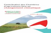 Contribution des Chambres d'agriculture face au changement … · 2017-06-29 · permet de stocker du carbone dans les sols et de produire des énergies ou matériaux renouvelables.