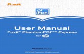 Foxit PhantomPDF Express for HP User Manualcdn01.foxitsoftware.com/pub/opt/hp_consumer/manual/jp_jp/FoxitPh… · 第一章 – 概要 Foxit PhantomPDF ... 文書のハイパーリンク、しおり、画像、マルチメデ