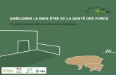 AMÉLIORER LE BIEN-ÊTRE ET LA SANTÉ DES PORCS · le bien-être, la santé et l’impact environnemental dans 74 élevages de porcs biologiques issus de 8 pays européens et différents