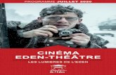 cinéma eden-théâtre · 2020-06-24 · cinéma eden-théâtre etablissement cinématographique de la Ville de La Ciotat Classé art et essai / Label patrimoine et répertoire Label