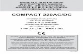 COMPACT 220AC/DC - Reauxireauxi.com/wp-content/uploads/2015/10/77611454... · de les remettre à un point de collecte agréé pour le recyclage des équipements électriques et électroniques