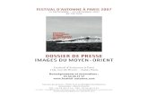 DOSSIER DE PRESSE IMAGES DU MOYEN-ORIENT · Dossier de presse Omar Amiralay – Festival d’Automne à Paris 2007 – page 5 Liste des films présentés dans le cadre de la rétrospective