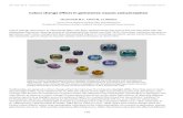Colour change efects in gemstones: Causes and perception · The spectra of the doubly and triply ionized rare earths. Applied Optics, 2 (7), 675-686. Halvorsen A., and Jensen B.B.,