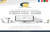 Brochure C2LAURE franco-portugais-planches · Sabemos que o caminho do sucesso é, para muitos, inﬂ uenciado pela sorte, mas também trabalho e ingularidade. E é trazendo um olhar