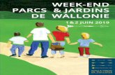 WEEK-END...L a troisième édition des “Week-end Parcs et Jardins de Wallonie” se déroulera les samedi 1er et dimanche 2 juin 2019 sur le thème : la Wallonie Terre d’eau .