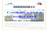 Combats à St-Lô Juillet 1944 - Days of Wonder · 2016-11-07 · Combats à St-Lô - Juillet 1944 Livret de campagne Campagne inédite réalisée lors du Tournoi Mémoire 44 de Lille