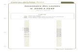 Inventaire des cavités n° 2500 à 2549 - Karstexplokarstexplo.fr/Telechargement/doctelechargeableAson/...Commune : Espinosa de los Monteros x : 447,935 ; y : 4780,693 ; z : 1418