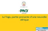 Le Togo, partie prenante d’une nouvelle Afrique Togo... · et transport routier Sous-total Entreprises artisanales Port autonome de Lomé 100 –150 Infrastructures de chemin de